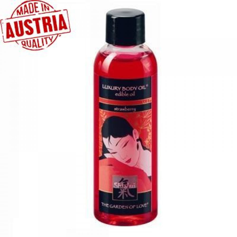 Съедобное масло для тела Shiatsu Luxury body oil Японская мята, 75 мл 67027 - SHIATSU - Лосьоны для массажа - Купить